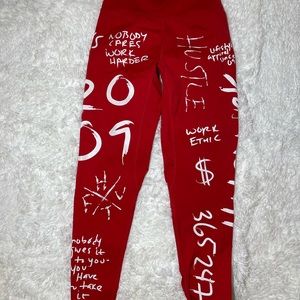 HTFU Leggings in Red!